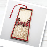 Sask Map Ornament