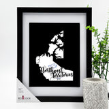 Northwest Territories Map Print