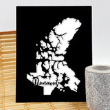 Nunavut Territory Map Print