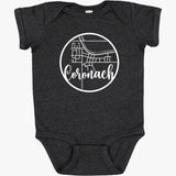 Hometown Map Onesie
