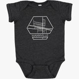 Hometown Map Onesie