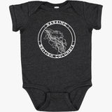 Hometown Map Onesie