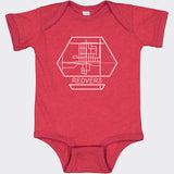Hometown Map Onesie