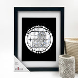 Hometown Map Prints for Realtors