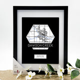 Hometown Map Prints for Realtors