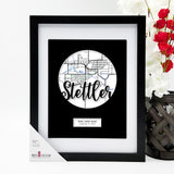 Hometown Map Prints for Realtors