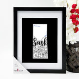 Saskatchewan Map Print