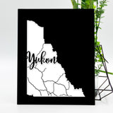 Yukon Territory Map Print