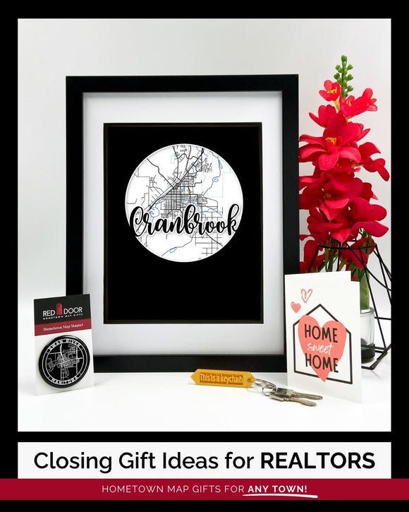 Thoughtful Hometown Map Gift Ideas for Realtors