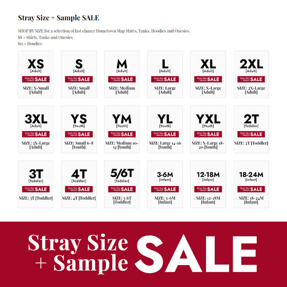 Stray Size + Sample SALE: Last Chance Colours/Styles