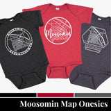 Moosomin Hometown Map Onesie