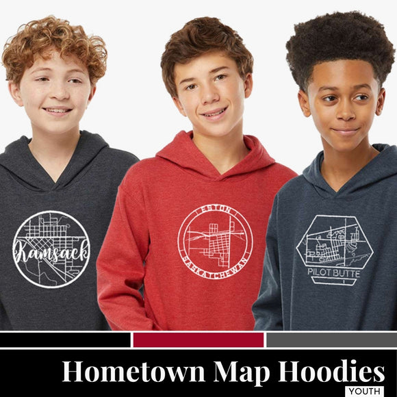 Hometown Map Hoodie [Youth]