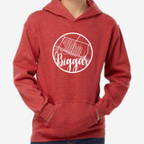 BIGGAR, SK Hometown Map Hoodie [Youth]