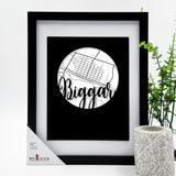 BIGGAR, SK Hometown Map Prints