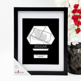 BIGGAR, SK Hometown Map Prints