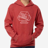 BIGGAR, SK Hometown Map Hoodie [Youth]