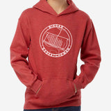 BIGGAR, SK Hometown Map Hoodie [Youth]