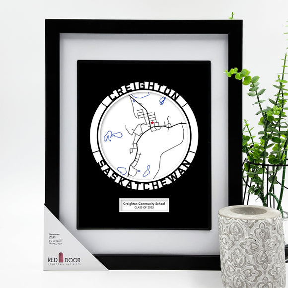 Creighton Hometown Map Print