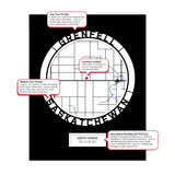 Land Location Map Prints [Perimeter Map Design]