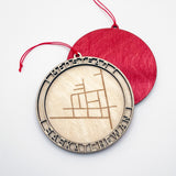 Hometown Map Ornament