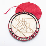 Hometown Map Ornament