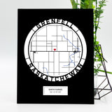 Land Location Map Prints [Perimeter Map Design]