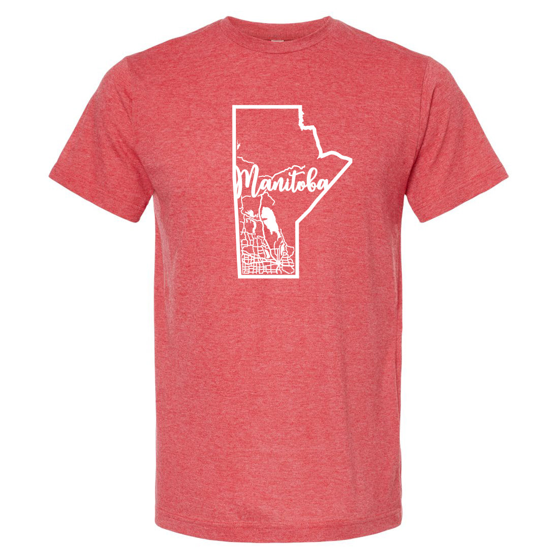 Manitoba Map Shirt [Adult] – Red Door Maps