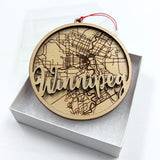Hometown Map Ornament