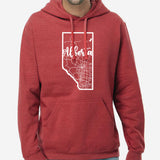 Alberta Map Hoodie [Adult]