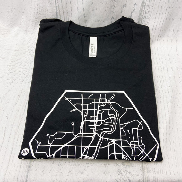 SASKATOON, SK Hex Map Black Shirt [Adult] **Discontinued Colour/Style**