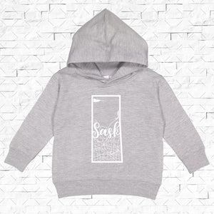 SASK Map Athletic Grey Hoodie [Toddler] **Discontinued Colour/Style**